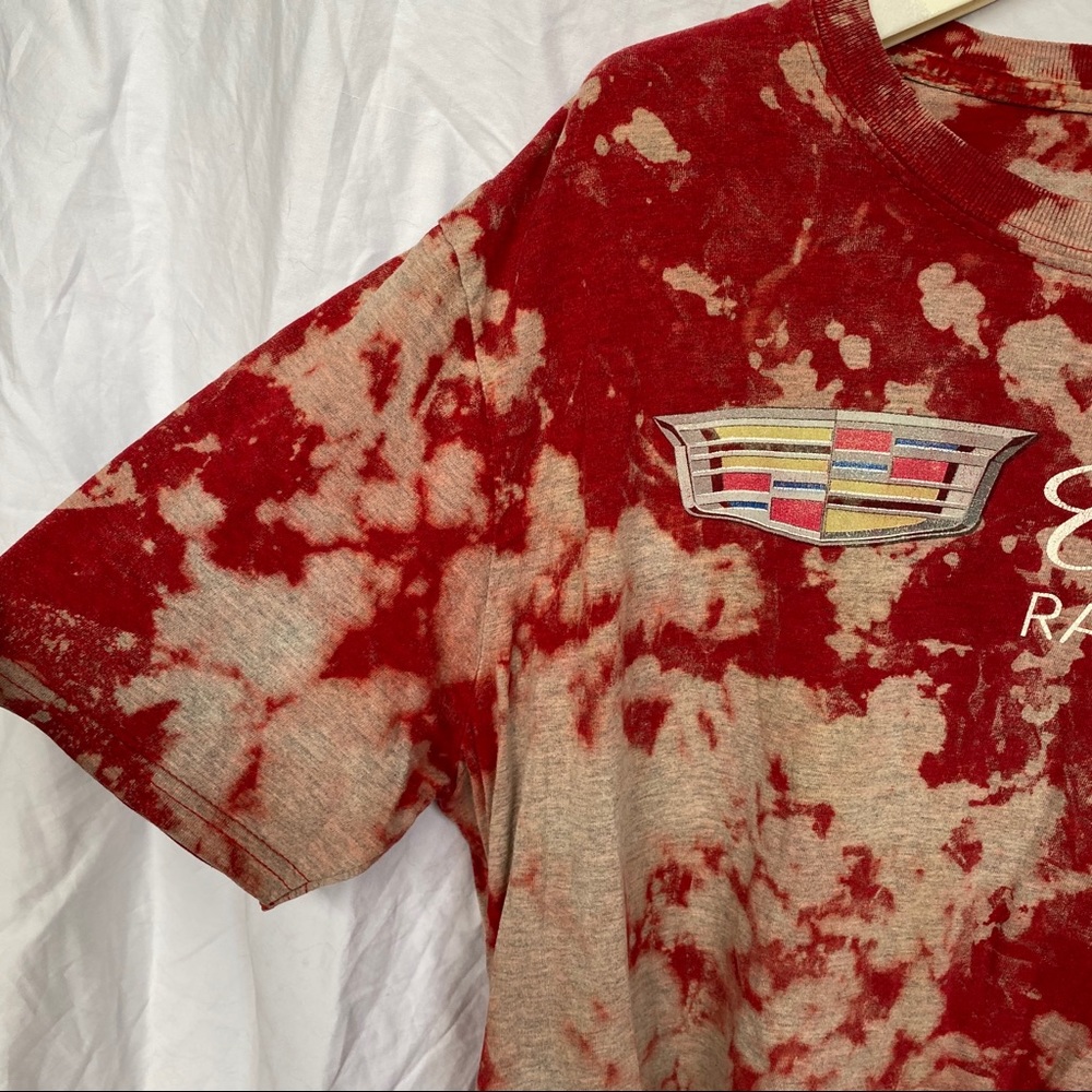 Cadillac Reverse Tie Dye Short Sleeve Racing Tee - Picture 6 of 8